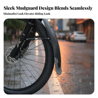 2 Pieces 26-29 Inch Bike Mudguard Widened Design Mountain Bike Mudguard Retractable Cycle Mudguard Long-Lasting Cycling