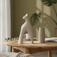 Human Figure Vase Abstract Human Body Vase Minimalist Sculpture for Homeowners, Entryway