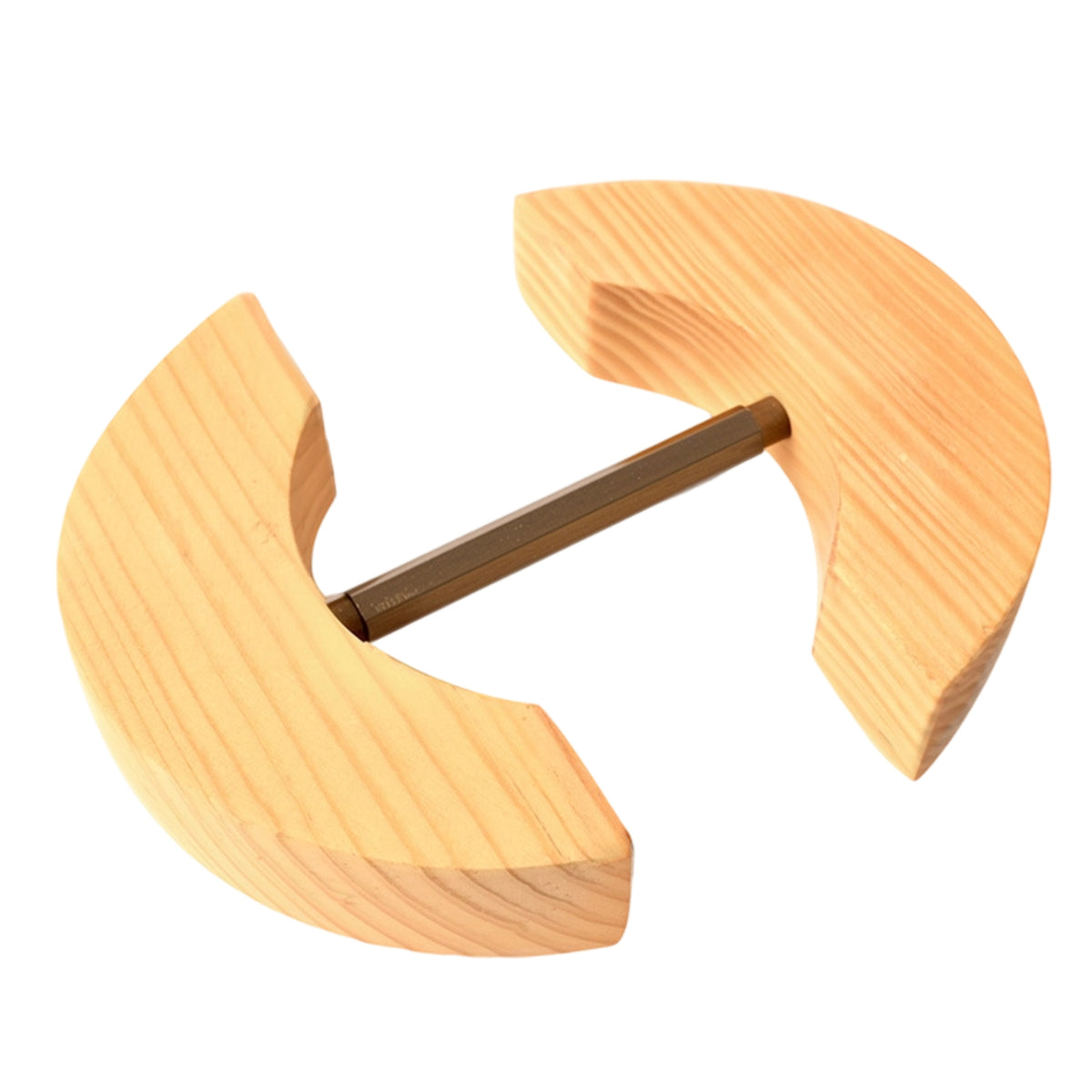 Metal Hardware Wooden Hat Stretcher Screw Style Adjustable Wooden Hat Shaper