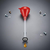 10 Pieces Automotive Funnel Set Plastic Oil Funnel Set Vehicle Maintenance Gear Ribbed Cone-Shaped for Mechanics, Workshop