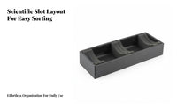Portable Jade Bracelet Storage Tray Lightweight Slotted Bangle Display Tray Flexible Slots for Retail Stores, Trade Shows, Countertops