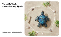 Aquatic Aquarium Ornament Lifelike Turtle Durable Resin for Fish Tanks