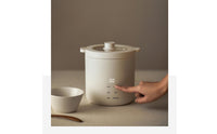 Automatic Keep Warm Mini Rice Cooker Minimalist Design Personal Rice Cooker Non-Stick for Singles, Students, Dorm Room, Office