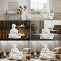 Statue White Deity Idol Carved Statue for Devotees