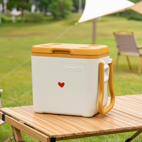 Ice Master Insulated Cooler Box for Outdoor Camping, Portable Car Refrigerator, Commercial Ice Bucket