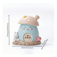 Adorable Fungus Piggy Bank Compact Fungus Currency Bank Decorative Currency Saving Pot Sturdy for Children, Girls, Nursery