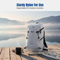 Lightweight Outdoor Backpack, Hiking Daypack, Water-Resistant Nylon, Unisex, Multiple Colors, Padded Straps
