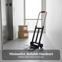 Foldable Hand Truck Lightweight Folding Hand Truck Heavy Duty Portable Moving Cart for Homeowners, Office Workers, Home Use, Shopping, Warehouse