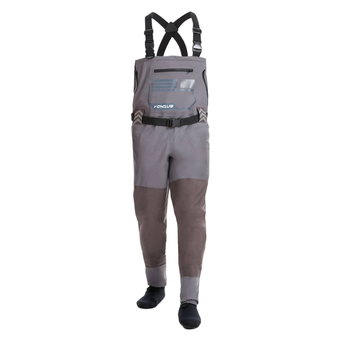 Fishing Waders with Suspenders Waterproof Fishing Bibs Lightweight for Anglers