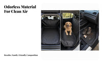 Non-Slip Cargo Liner Car Trunk Liner Mat Adjustable Straps Waterproof Trunk Mat Year-Round Vehicle Accessory