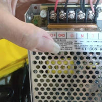 大炮游戏机220V通用大炮乐园弹珠机电磁铁铁架接球槽电源盒配件 三台份接球槽