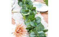 Eucalyptus Garland Vine Flexible Steming Artificial Eucalyptus Vine Trailing Hanging Leaf Garland for Decorative Display