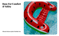 Comfortable Seating U-Shaped Water Recliner Upright Sitting Inflatable Pool Chair Easy Storage for Adults, Men, Beach, Lake, Summer Vacation