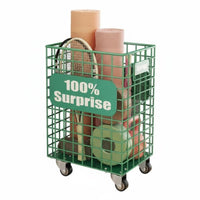 Space-Saving Design Exercise Mat Storage Holder Large Capacity Exercise Mat Rolling Bin Sturdy Construction Gym Organizer Heavy Duty for Fitness Enthusiasts, Living Room, Garage, Home