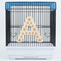 Parrot Toys and Bird Perch Set, Wooden Blocks Foraging Toys for Birds, Parrot Cage Accessories for African Grey, Parakeet, Cockatiel.