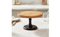 Rotating Option Cake Stand with Glass Dome Dustproof Cake Stand with Dome Lid Elegant Design Pedestal Dessert Display Keeps Food Preserved for Afternoon Tea, Party, Wedding