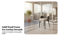Light Luxury Design Nordic Design Kitchen Chair Sturdy and Long-Lasting Upholstered Dining Chair Comfortable Cushion Modern Armchair Easy Assembly for Homeowners, Hotel Owners, Interior Designers, Living Room, Balcony, Display Flat