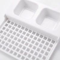 Small Bird Bath and Enclosed Bathing Parrot Cage Accessory, Bird Cage Accessory for Budgies Parrots Hygiene and Grooming