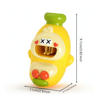 Plastic Pretend Feeding Toy Glossy Toy with Feeding Slot Handheld Play Figure Compact for Toddlers, Kids, Home, Daycare