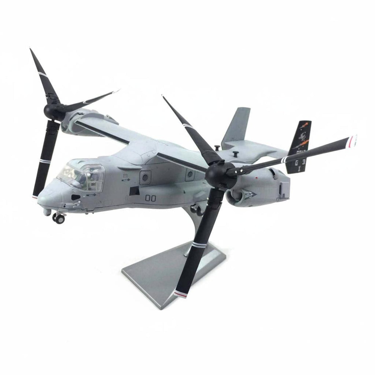 VTOL Transport Model Rotating Propellers Convertiplane Aircraft Model Authentic Detailing Diecast Plane for Aviation Enthusiasts
