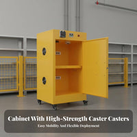 Battery Charging Cabinet Automatic Fire Extinguishing Detonation-Resistant Battery Cabinet Heat & Smoke Sensing Alarm Fire Resistant Locker