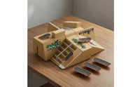 Finger Skateboard Training Park Metal Handrails Miniature Sports Set