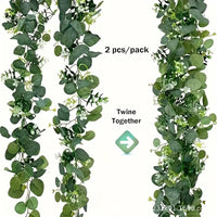 Artificial Eucalyptus Vine Garland for Wedding Decoration