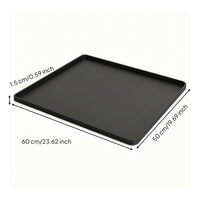 Silicone Appliance Mat Waterproof Silicone Drips Tray Guarding Mat with Raised Edge for Countertop