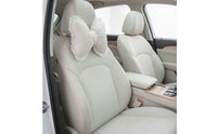 Car Cushion Beige Bow-Shaped Cushion Soft for Drivers, Commuters