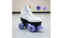 Four-Wheel Glide Wheels Indoor & Outdoor PU Glide Wheels Skating Equipment Shock Absorbing Quiet Function for Beginners