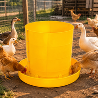 Calf Feeder Bucket, Thickened Synthetic Material Animal Feed Bucket, Gate Mounted Feeder for Livestock Shed