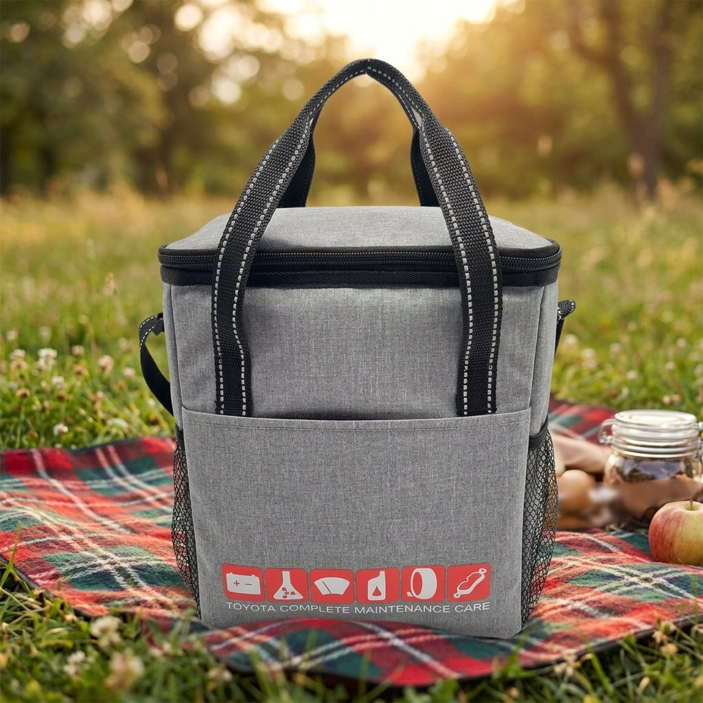 Lunch Box and Insulated Lunch Bags for Women with Shoulder Strap, Large Capacity Oxford Cloth Cool Bag for Camping BBQ, Casual Outdoor Picnic Bag