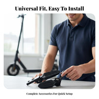 2 Pieces Electric Bike Passenger Footrest Universal Fit Footrest Anti-Slip Surface Rear Foot Pedals for Passengers, Kids