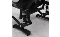 Spring-Supported Kart Frame with Seat Sleek Design Self-Propelled Kart Chassis Sturdy Vehicle Long-Lasting for DIY Builders, Hobbyists, Backyard Projects