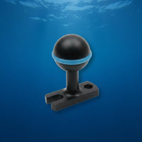 Anodized Finish Underwater Grip Ball Head Lightweight Underwater Camera Mount Portable Diving Camera Ball Mount Easy to Use for Divers