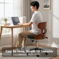 Armless Adjustable rotate Chair Comfortable padding Office Furniture for Bedroom