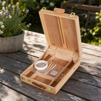 Tabletop Art Easel Portable Tabletop Easel with Storage Folding for Artists, Students, Studio