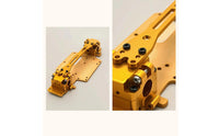 RC Car Chassis with Hardware RC Chassis Plate Abrasion-Resistant for Hobbyists