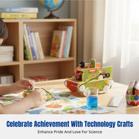 Science Board DIY Science Experiment Kit, Educational Handcraft Materials, Science Model Set for Children