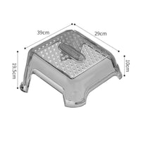 Under-Desk Footrest Textured Under Desk Footrest Ergonomic Foot Rest Rectangular Home Office Support Rounded Corners