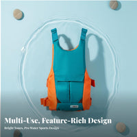 Kayaking Buoyancy Vest Lightweight Paddle Board Buoyancy Aid Watersports Buoyancy Aid Quick Drying Kayaking Safety Vest