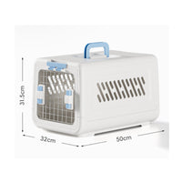 Airline Pet Carrier Sturdy Hard-Sided Pet Carrier Spacious Interior