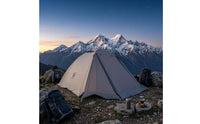 UPF50+ Double-Layer Tent Windproof Dome Tent Rainproof Outdoor Shelter Sunsun-Protective for Camping