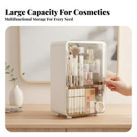 Desktop Vanity Case with Drawers Transparent Lid Makeup holder long-lasting for Adults