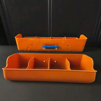 Piglet Feeder Molded Baby Pig Feeder Low-Maintenance Open for Piglets, Nursery Pen, Farm