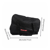 Portable Folding Bike Bag Heavy Duty Folding Bike Travel Bag Shoulder Strap Two-Wheeler Carry Case Double Layer Thick for Cyclists, Commuters