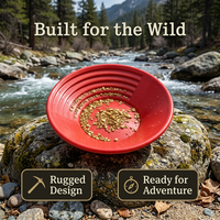 Gold Washing Pan for Prospecting, Manual Gold Washing Tool for Rivers, Lightweight Gold Prospecting Pan for Outdoors Exploration