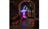 Inflatable ghost, large with pumpkin face, inflatable figure for entrance area, Halloween party