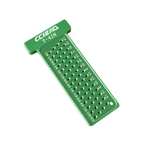 Aluminum Alloy Woodworking Marking Ruler 100mm T-Type Hole Ruler