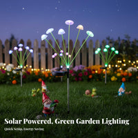 Waterproof Solar Toadstool Light Automatic On/deactivate Solar Toadstool Lights Dusk to Dawn for Lawn, Courtyard, Patio